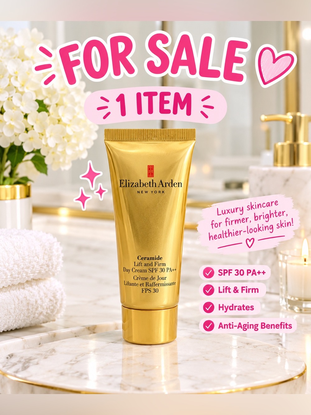 Elizabeth Arden Gold Ceramide Day Cream (30ml)